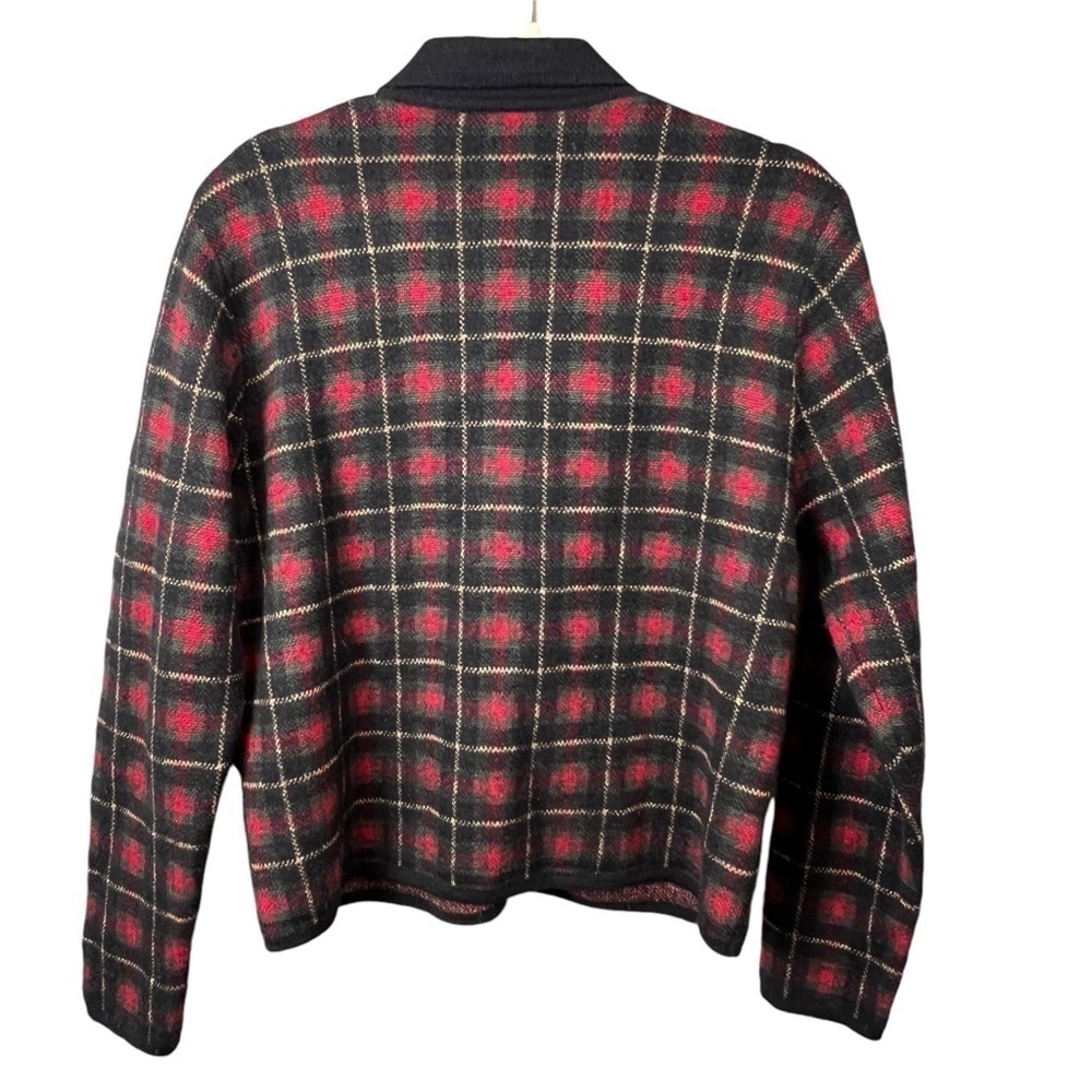 Bridgetown Collection Tartan Blazer Jacket Women's Size Small Wool Blend Zip Up - Picture 2 of 8